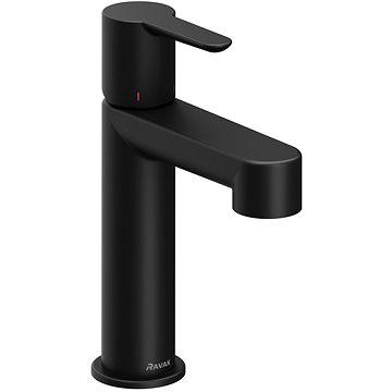 

RAVAK PU 014.20 Umyvadlová stojánková baterie bez výpusti 190 mm, černá