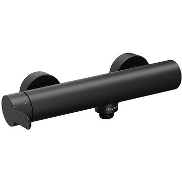 

RAVAK PU 032.20 Termostatická sprchová nástěnná baterie Puri 150 mm, černá