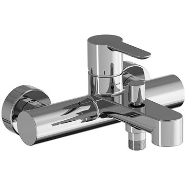 

RAVAK PU 022.01CR Vanová nástěnná baterie, bez setu, chrom