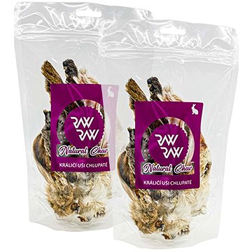 

Raw Raw Natural chew králičí uši s chlupy 2 × 60 g