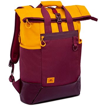 

RIVACASE 5321 15.6" žlutý/vínově červený
