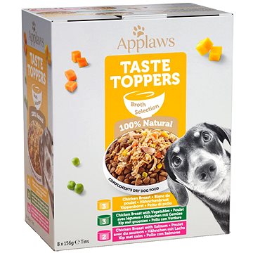 

Applaws konzerva Dog Taste Toppers Vývar Multipack 8 × 156 g