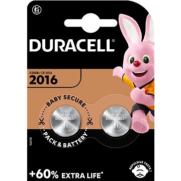 Duracell Lithiová knoflíková baterie CR2016 - Knoflíková baterie