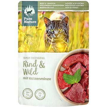 

Pure Nature Cat Adult kapsička Hovězí a Zvěřina 85g