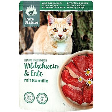

Pure Nature Cat Adult kapsička Divočák a Kachna 85 g