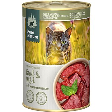 

Pure Nature Cat Adult konzerva Hovězí a Zvěřina 400g