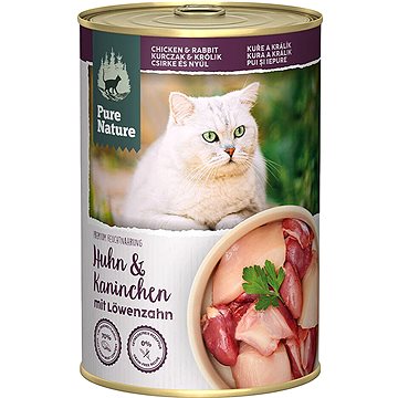 

Pure Nature Cat Adult konzerva Kuře a Králík 400g