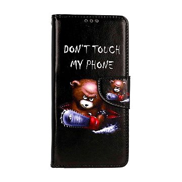 

TopQ Pouzdro Xiaomi Redmi Note 12 knížkové Don't Touch méďa 95618
