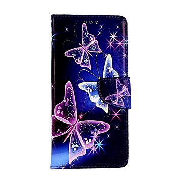 

TopQ Pouzdro Xiaomi Redmi Note 12 Pro+ 5G knížkové Modré s motýlky 95710