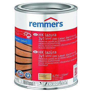

Remmers HK Lazura 3v1 [plus] 0,75 l Farblos / Bezbarvý