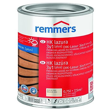 

Remmers HK Lazura 3v1 [plus] 0,75 l Weiss / Bílá