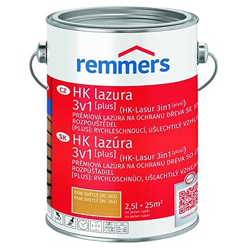 

Remmers HK Lazura 3v1 [plus] 2,5 l Eiche hell / Světlý dub