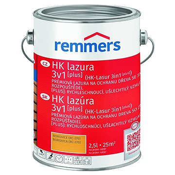 

Remmers HK Lazura 3v1 [plus] 2,5 l Kiefer / Borovice
