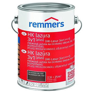 

Remmers HK Lazura 3v1 [plus] 2,5 l Palisander / Palisandr
