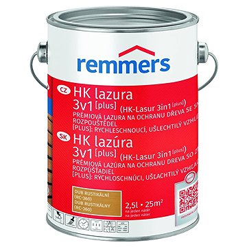 

Remmers HK Lazura 3v1 [plus] 2,5 l Eiche rustikal / Rustikální dub