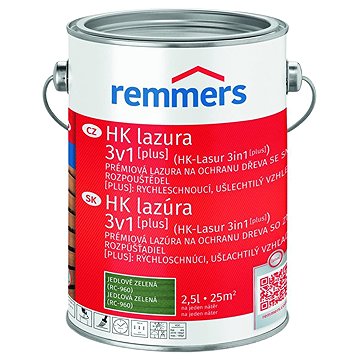 

Remmers HK Lazura 3v1 [plus] 2,5 l Tannengruen / Jedlová zeleň
