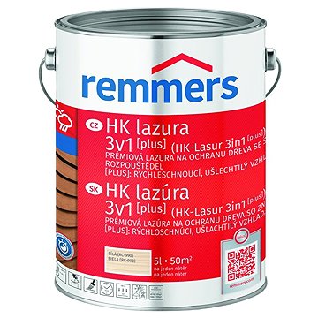 

Remmers HK Lazura 3v1 [plus] 5 l Weiss / Bílá