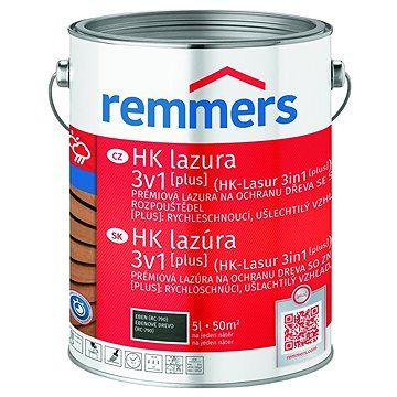 

Remmers HK Lazura 3v1 [plus] 5 l Ebenholz / Eben