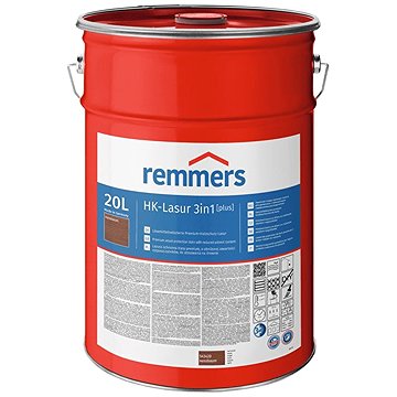 

Remmers HK Lazura 3 v 1 [plus] 20 l, nussbaum / ořech
