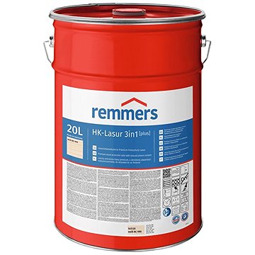 

Remmers HK Lazura 3 v 1 [plus] 20 l, weiss / bílá