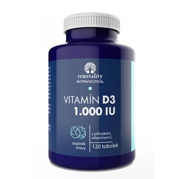 

Renovality Vitamín D3 1.000 IU 120 tobolek