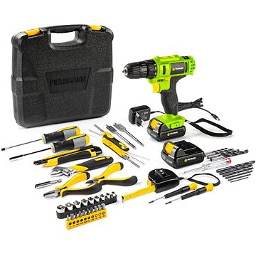 

FIELDMANN Vrtačka AKU 12V s příslušenstvm FDV 10205-51AR (2x1,3 Ah)