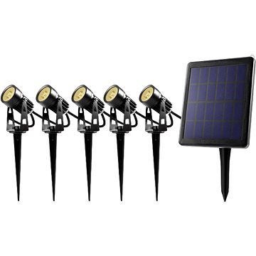 

Retlux RGL 119 Solární zahradní svítidlo set 5 × WW