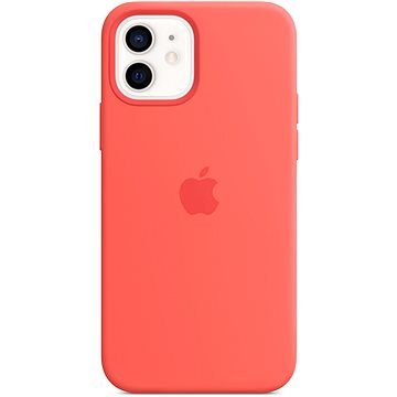 

Apple iPhone 12 Mini Silikonový kryt s MagSafe citrusově růžový