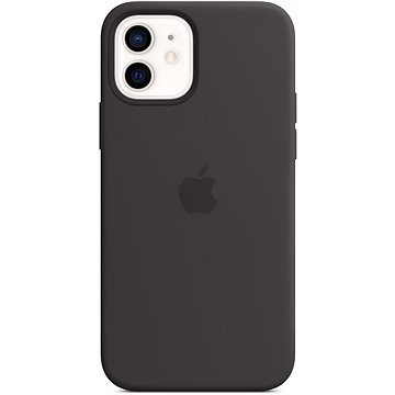 Apple iPhone 12 Mini Silikonový kryt s MagSafe černý - Kryt na mobil