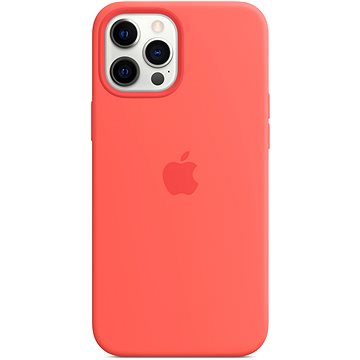 

Apple iPhone 12 Pro Max Silikonový kryt s MagSafe citrusové růžový