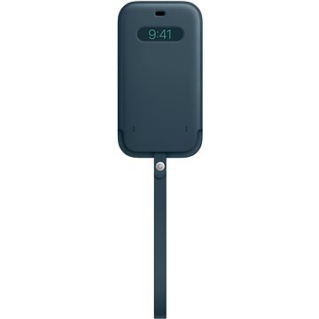

Apple iPhone 12 Pro Max Kožený návlek s MagSafe baltsky modrý