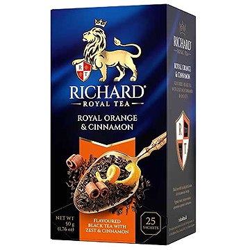 

RICHARD Royal Orange & Cinnamon 50 g (25 sáčků, černý čaj)