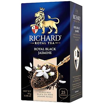 

RICHARD Royal BLACK Jasmine 45 g (25 sáčků, černý čaj)
