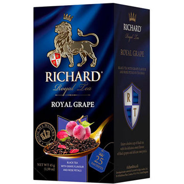 

RICHARD Royal BLACK Grape 45 g (25 sáčků, černý čaj)