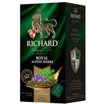 

RICHARD Royal Alpine Herbs 32,5 g (25 sáčků, bylinný čaj)