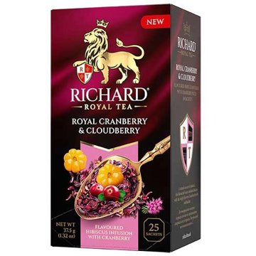 

RICHARD Royal Cranberry & Cloudberry 37,5 g (25 sáčků, ovocný čaj)