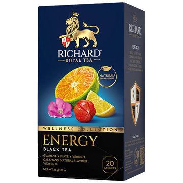 

RICHARD Energy 34 g (20 sáčků, černý čaj)