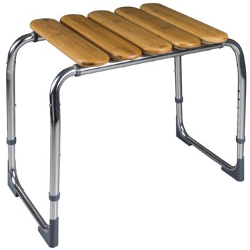 

Ridder Koupelnová stolička, výškově nastavitelná, 130 kg, bambus