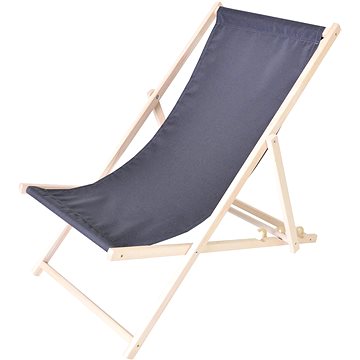 

ROJAPLAST Křeslo zahradní, dřevěné - přírodní, BAHAMA POLYESTER, grafit