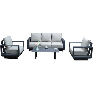 

ROJAPLAST Set zahradního nábytku LUCERNE, hlínikový
