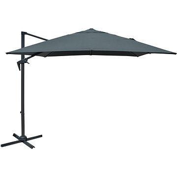 

ROJAPLAST Slunečník zahradní DELUXE boční, 270 × 270 cm, šedý