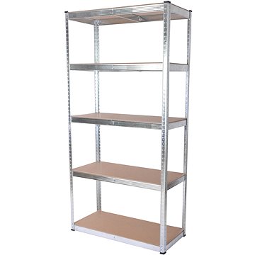 

ROJAPLAST Regál kovový 180 × 90 × 40 cm, 5 polic