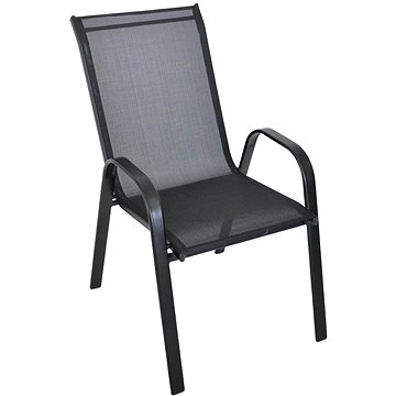 

ROJAPLAST Zahradní křeslo kovové SOFIE, černá