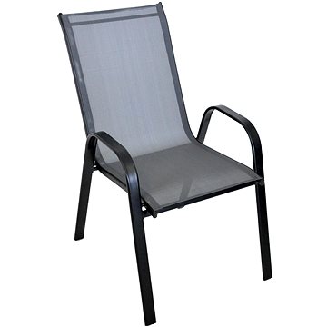 

ROJAPLAST Zahradní křeslo kovové SOFIE, šedá