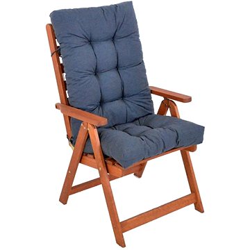 

ROJAPLAST Polstr na vysoké křeslo PREMIUM, tmavě šedý