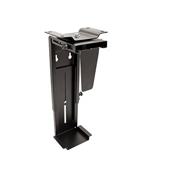 

OEM Držák PC pod desku stolu/na zeď, černý, do 10kg