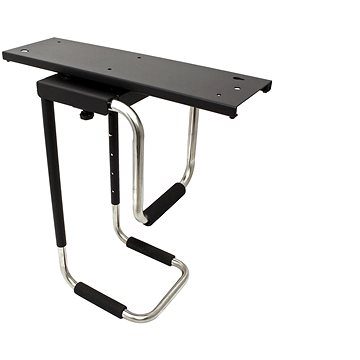 

OEM Držák PC pod desku stolu, otočný, černý, do 30kg