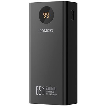 

Romoss PEA27S Pro 27000mAh Fast Charge + PD3.0 (65W) černá
