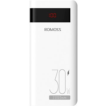 

Romoss Sense6PS Pro 20000mAh Fast Charge + PD3.0 (30W) bílá