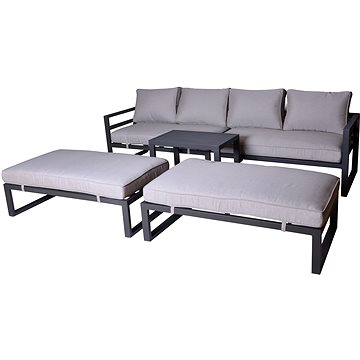 

ROJAPLAST Set zahradního nábytku PORTLAND, včetně polstrů